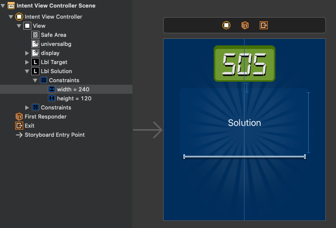 Intent View Controller.